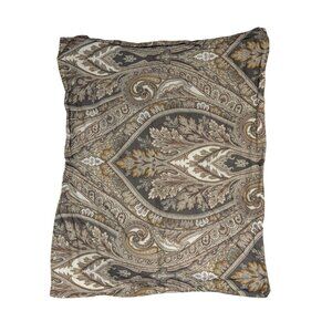 Pottery Barn Anton Paisley Gray Pillow Sham Standard Size 100% Cotton Decorative
